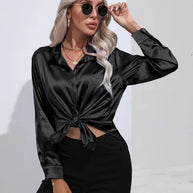 W&W - Elegante Satinbluse