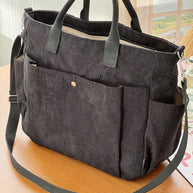 WW | Corduroy Schultertasche Mit Bequemem Band