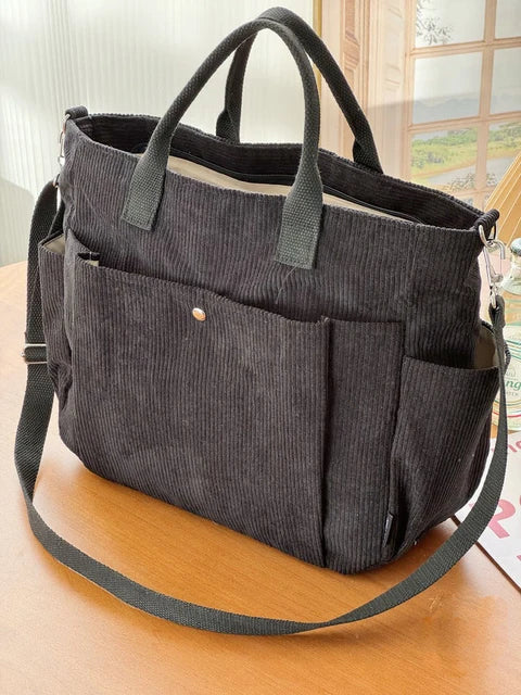 WW | Corduroy Schultertasche Mit Bequemem Band