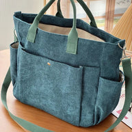WW | Corduroy Schultertasche Mit Bequemem Band