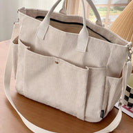 WW | Corduroy Schultertasche Mit Bequemem Band