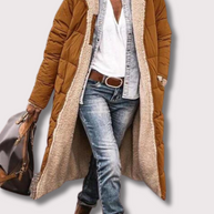 lange Sherpa Langer Mantel