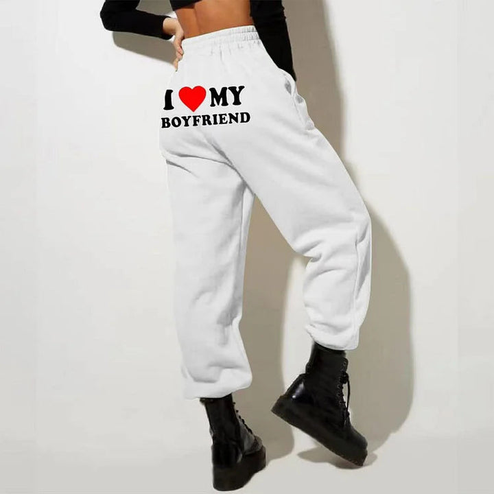 W&W Mode | Liebe Mein Freund Jogginghose - Bequeme und stilvolle Damen-Sweatpants
