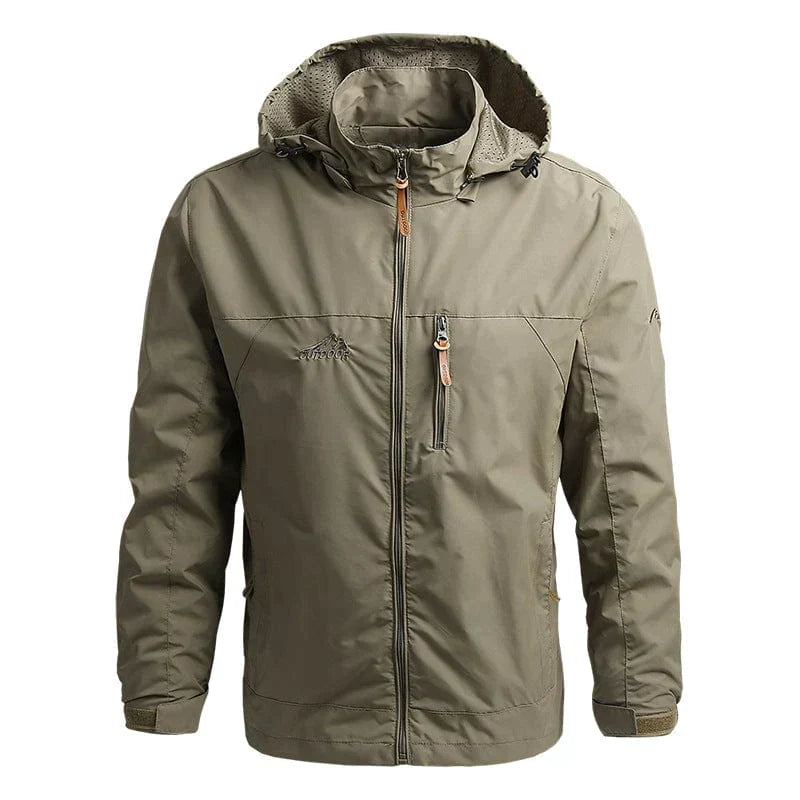 W&W Mode - Taktische wasserdichte Herrenjacke mit Kapuze