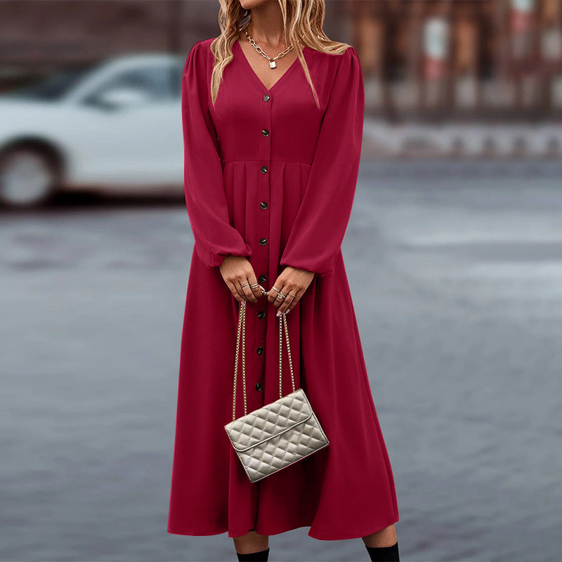 W&W Mode - Elegantes Herbstkleid