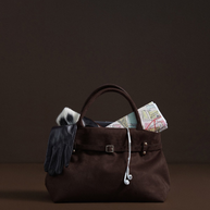 WW | Schnallen-Design Top-Handle Tasche