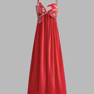 WW | Fisch Spaghetti-Träger Midi-Kleid