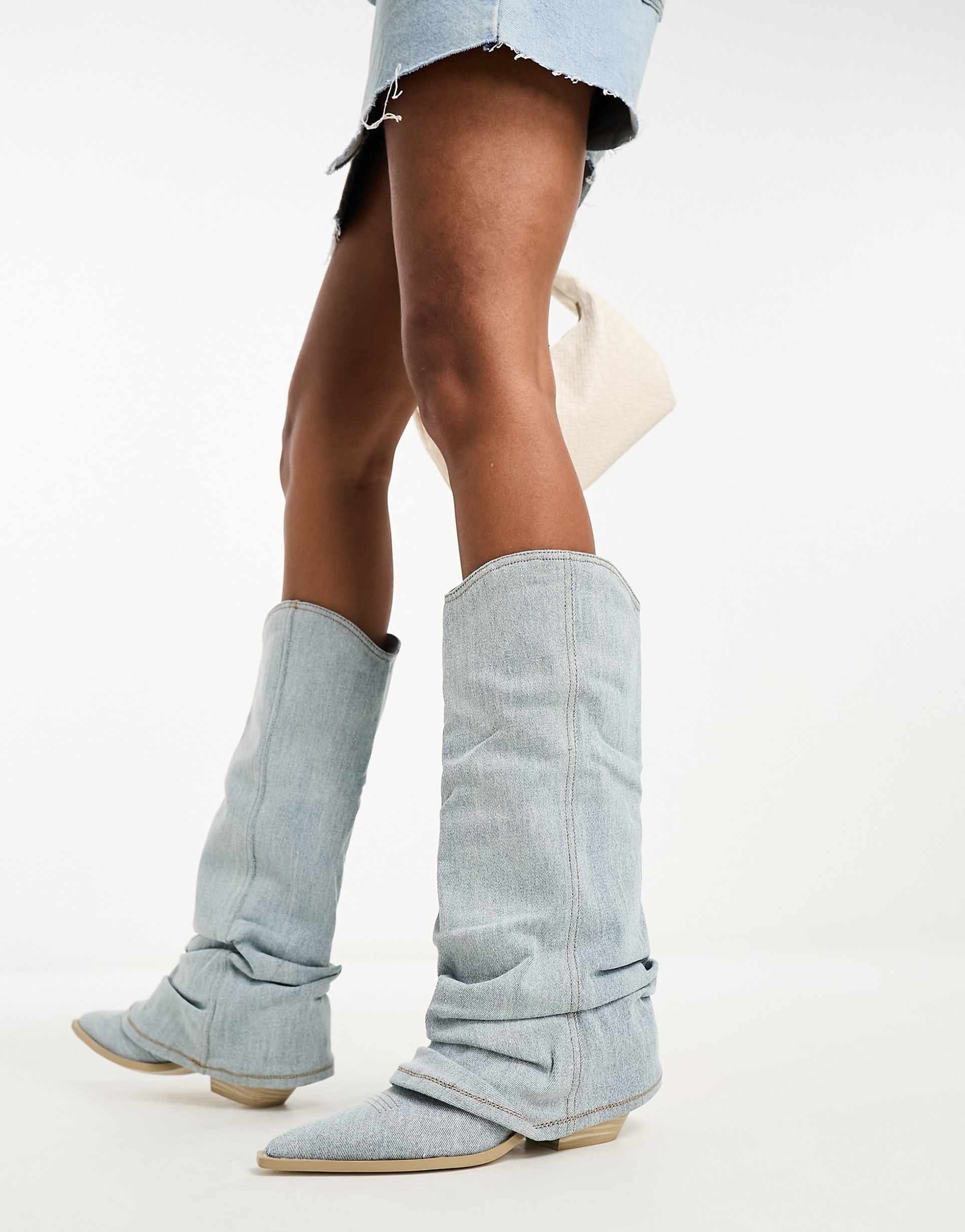 WW | Denim-Modestiefel Für Frauen