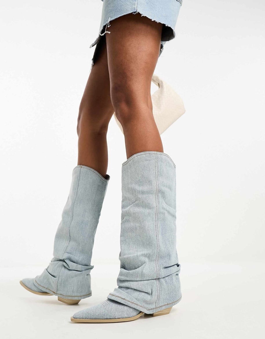 WW | Denim-Modestiefel Für Frauen