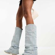 WW | Denim-Modestiefel Für Frauen