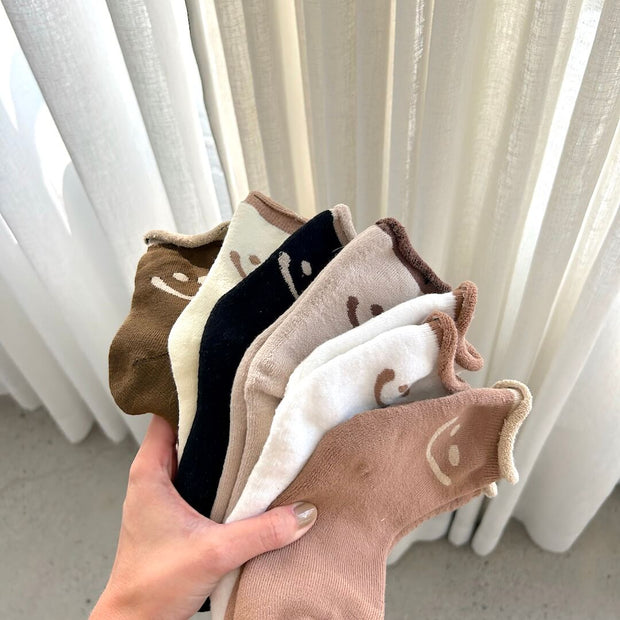 WW | Gesicht Sockenpaket Mit Fröhlichen Gesichtchen Für Jedes Outfit