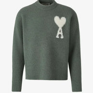 WW | Luxuriöser Rundhalsausschnitt Herzmuster Pullover mit Langen Ärmeln