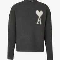 WW | Luxuriöser Rundhalsausschnitt Herzmuster Pullover mit Langen Ärmeln