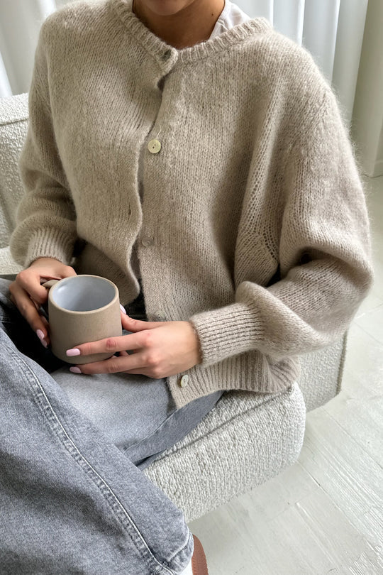 WW | Strick Frauen Strickjacke Mit Knöpfen