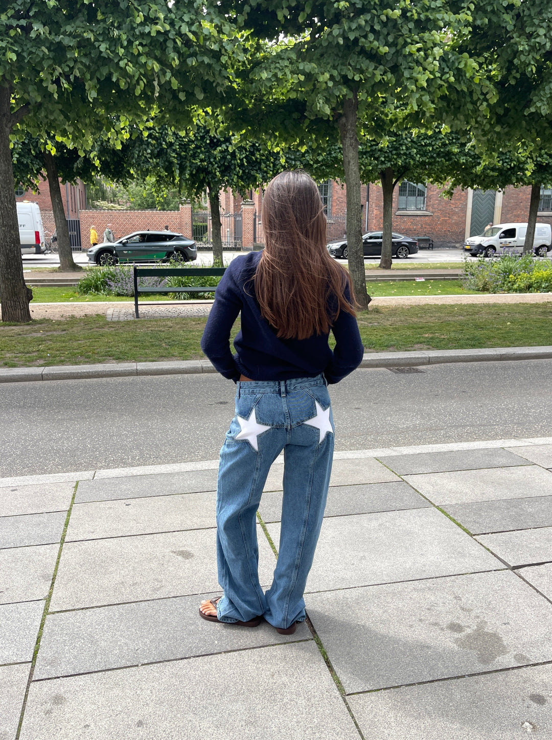 W&W Mode | Loose Fit Jeans Mit Sternen