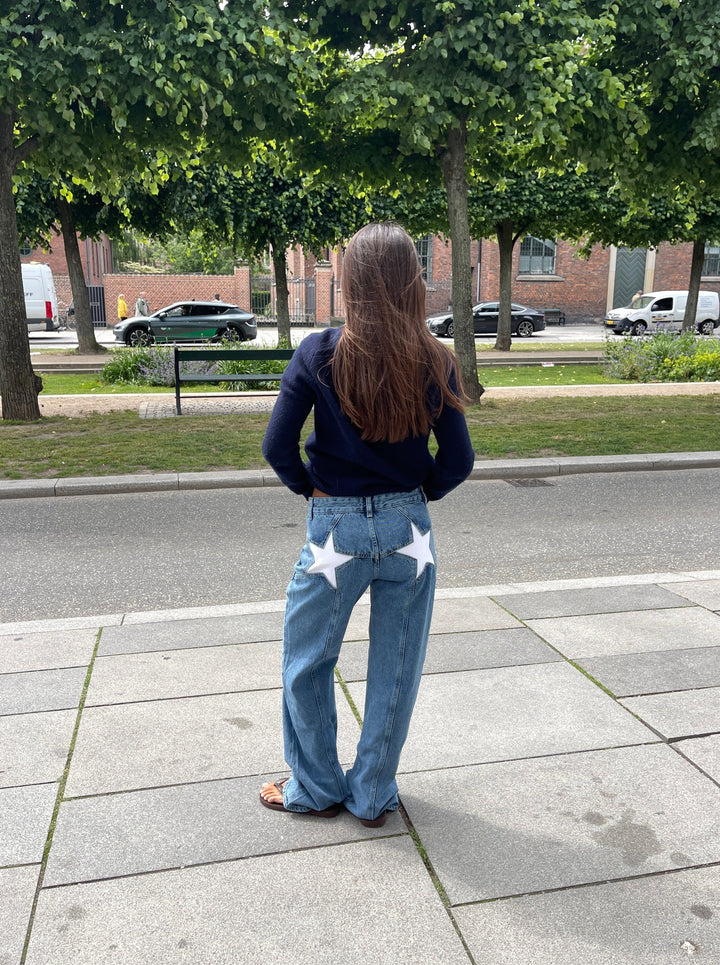 W&W Mode | Loose Fit Jeans Mit Sternen