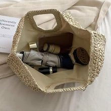 WW | Frauen Stroh Strandtasche