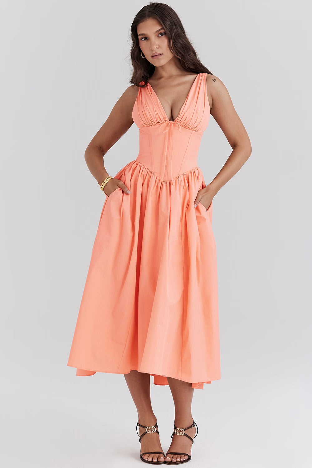 W&W Mode | Abendkleid mit klassischer Silhouette Für Frauen
