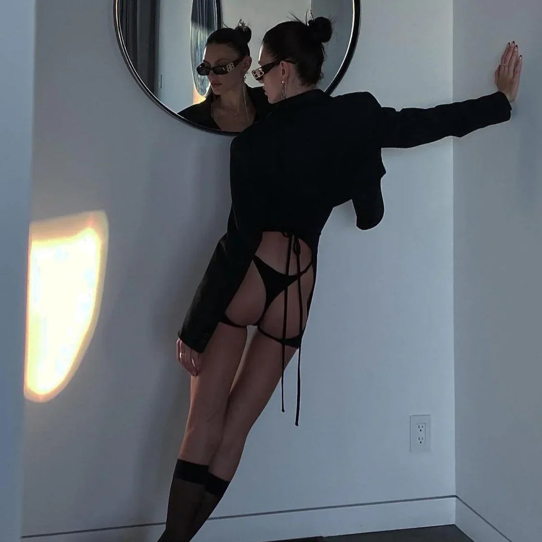 W&W Mode | Sexy Ausgeschnitten Mit Langen Ärmeln (sexy Long Sleeve Cut Out Bodysuit)