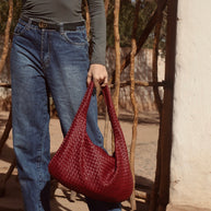 WW | ️elegante Lederschultertasche