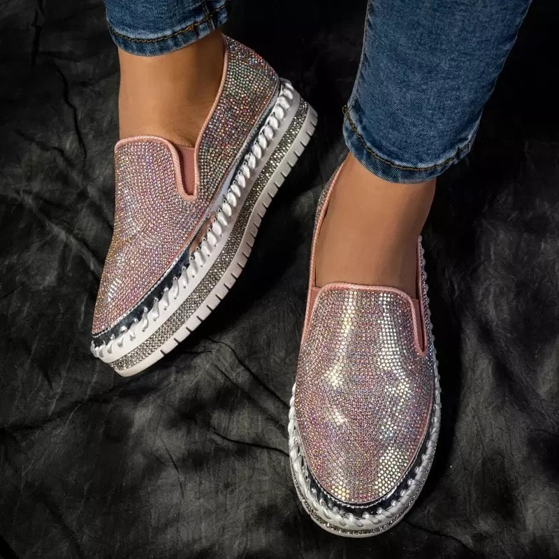 W&W Mode | Bequeme Rutschfest Flache Knöchel Schuhe