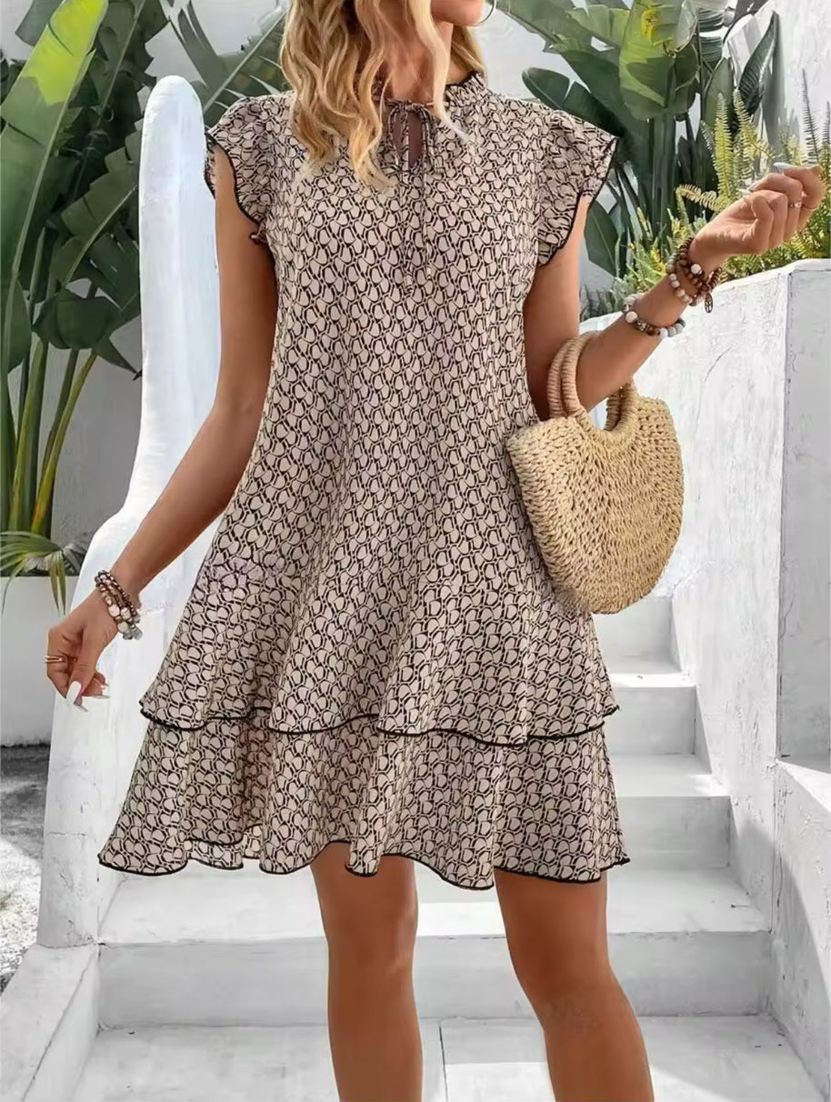 WW | Weinlese A-Linie Sommerkleid