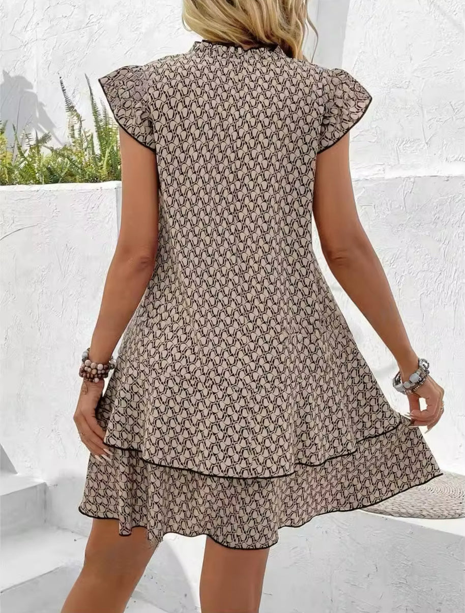 WW | Weinlese A-Linie Sommerkleid