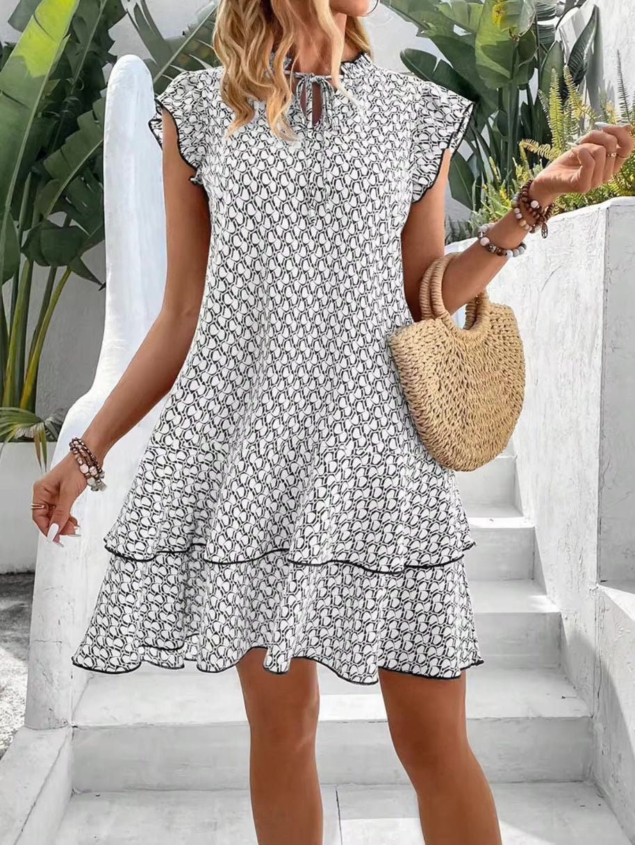 WW | Weinlese A-Linie Sommerkleid