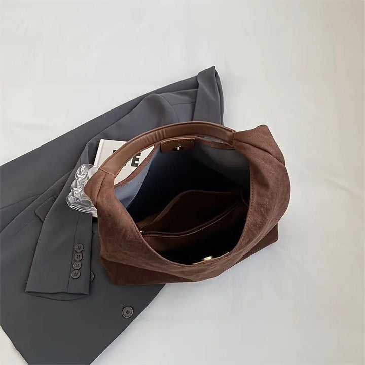 W&W Mode | Tote Tasche Aus Wildleder