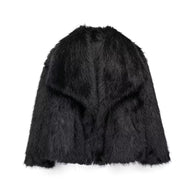 WW | Flauschige Pelzjacke Für Winter