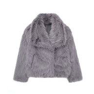 WW | Flauschige Pelzjacke Für Winter