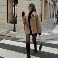 WW | Übergröße Wollmantel