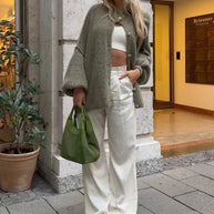 WW | Übergröße Strickjacke