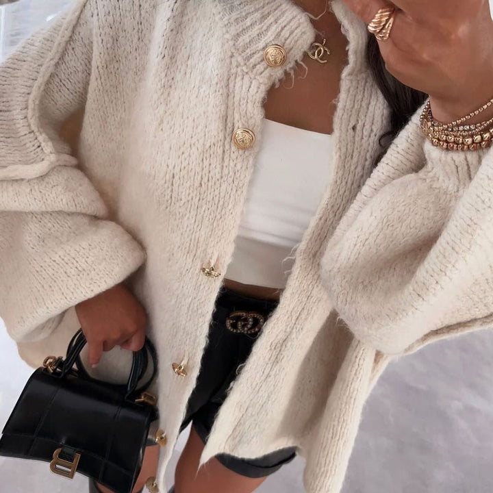 W&W Mode | Übergroßer Strickjacke Für Damen