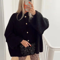 WW | Übergroßer Strickjacke Für Damen