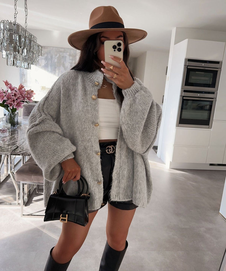 WW | Übergroßer Strickjacke Für Damen