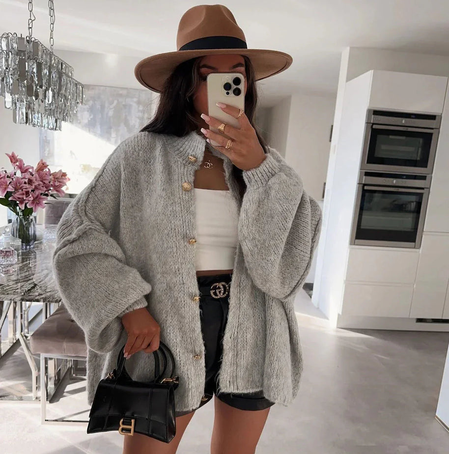WW | Übergröße Strickjacke