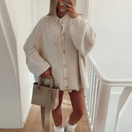 WW | Übergroßer Strickjacke Für Damen
