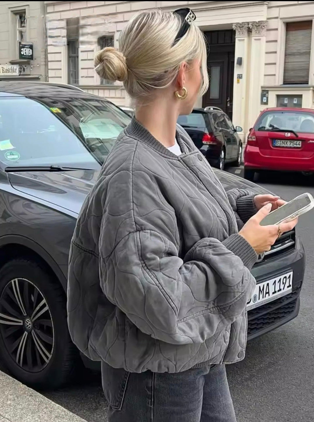 W&W Mode | Gepolsterte Bomberjacke