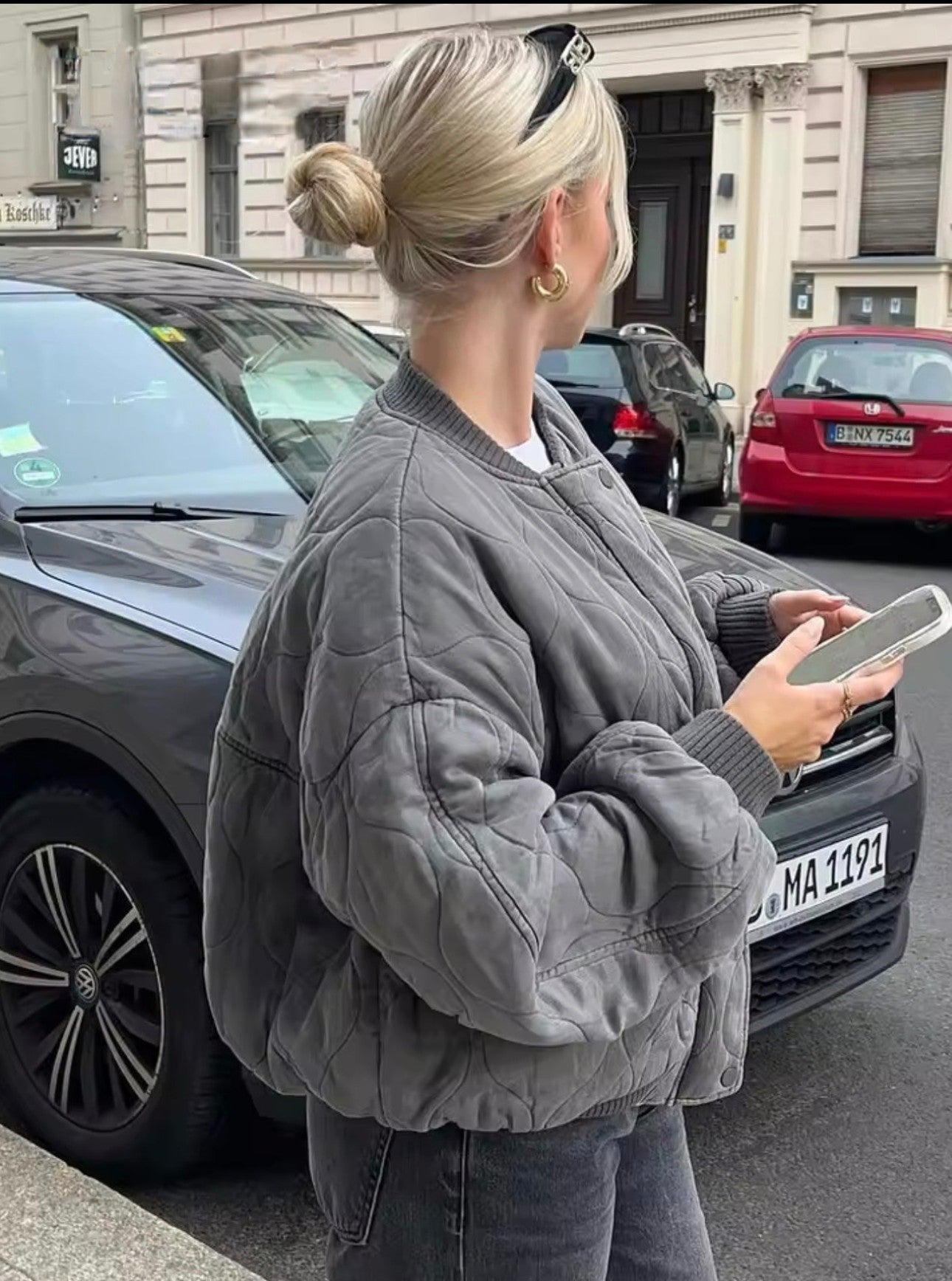 WW | Gepolsterte Bomberjacke