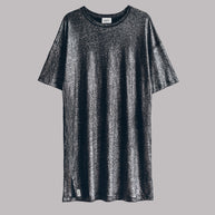 WW | Das dunkel glitzernde Leinenkleid