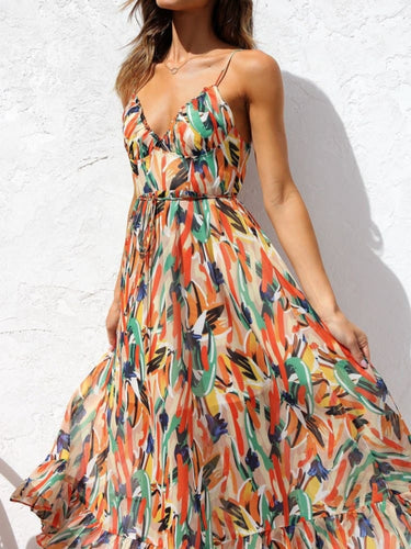 W&W Mode | Damenkleid Mit Blumenmuster Und Rüschen