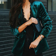 WW | Velours Blazer für Damen