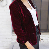WW | Velours Blazer für Damen