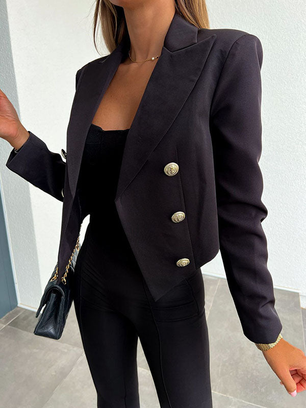 WW | Cropped Blazer Für Moderne Eleganz Und Flair Für Frauen
