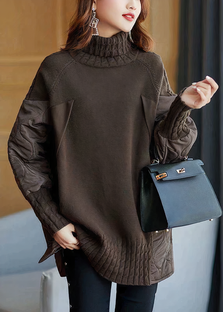W&W Mode - Ästhetisch Gestrickter Pullover