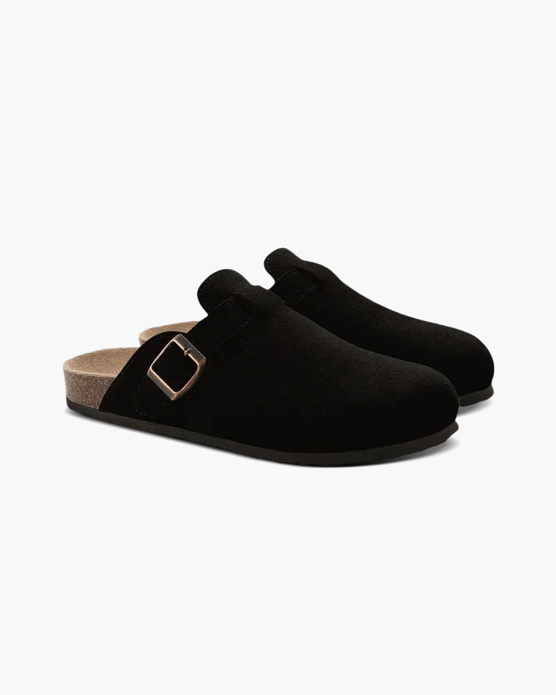 WW | Bequemer Herren Clog Aus Wildleder Mit Ergonomischem Fußbett