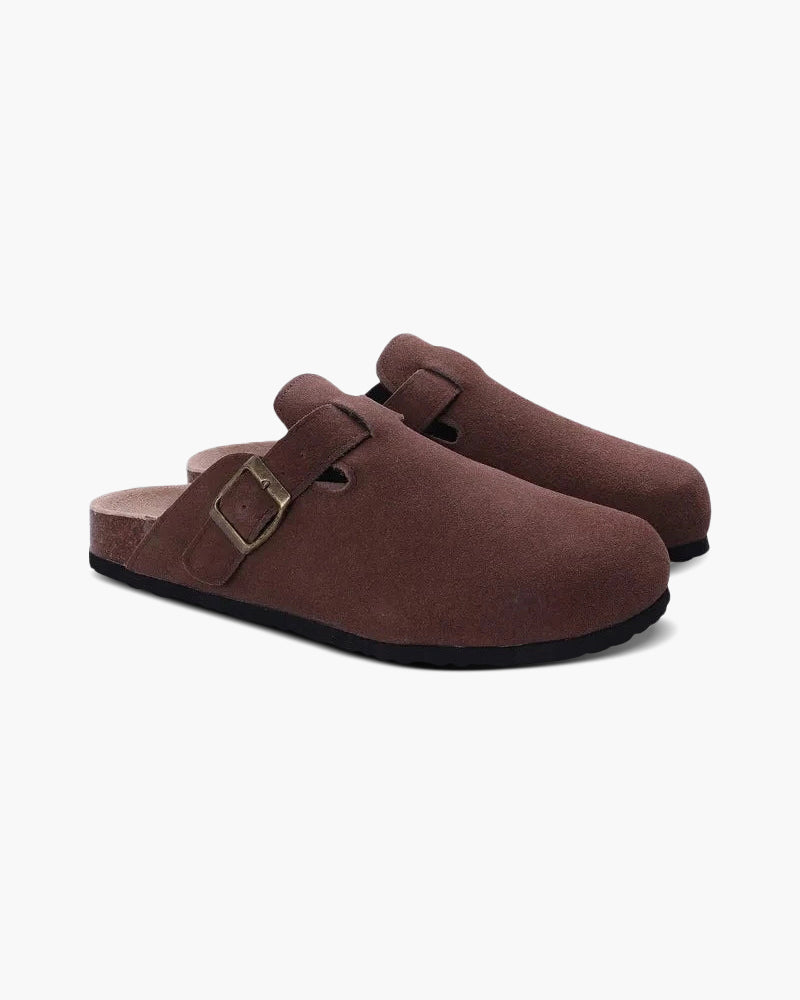 W&W Mode | Bequemer Herren Clog Aus Wildleder Mit Ergonomischem Fußbett