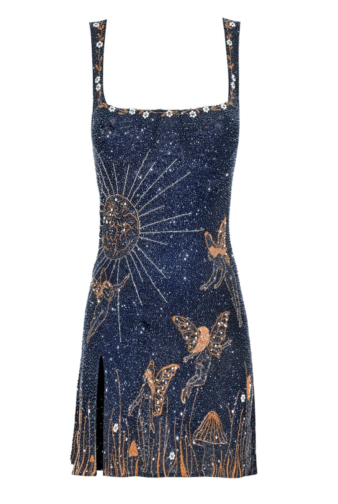 Damen-Abendkleid mit funkelnden Details