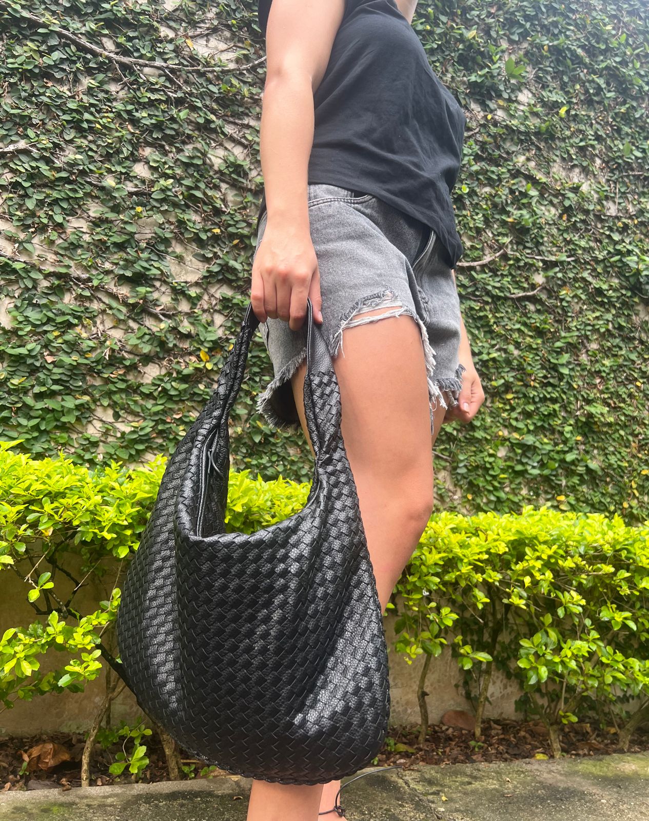 WW | ️elegante Lederschultertasche